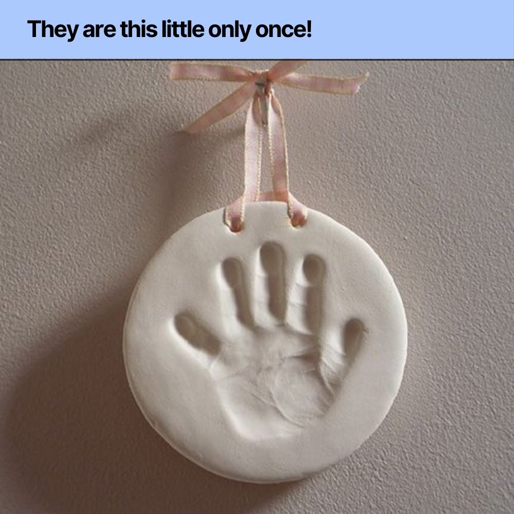 DIY Baby Hand Printing Clay Kit thumbnail 3