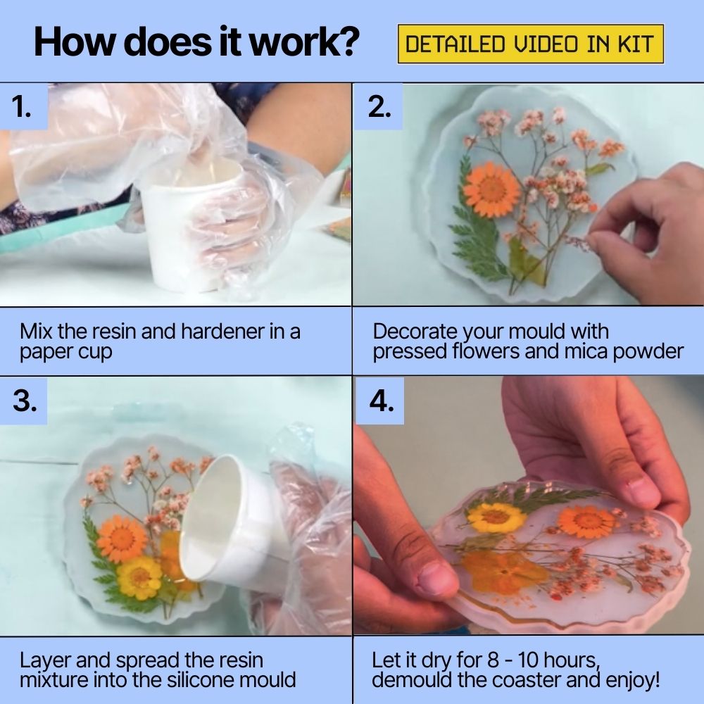 DIY Resin Coaster Kit thumbnail 4