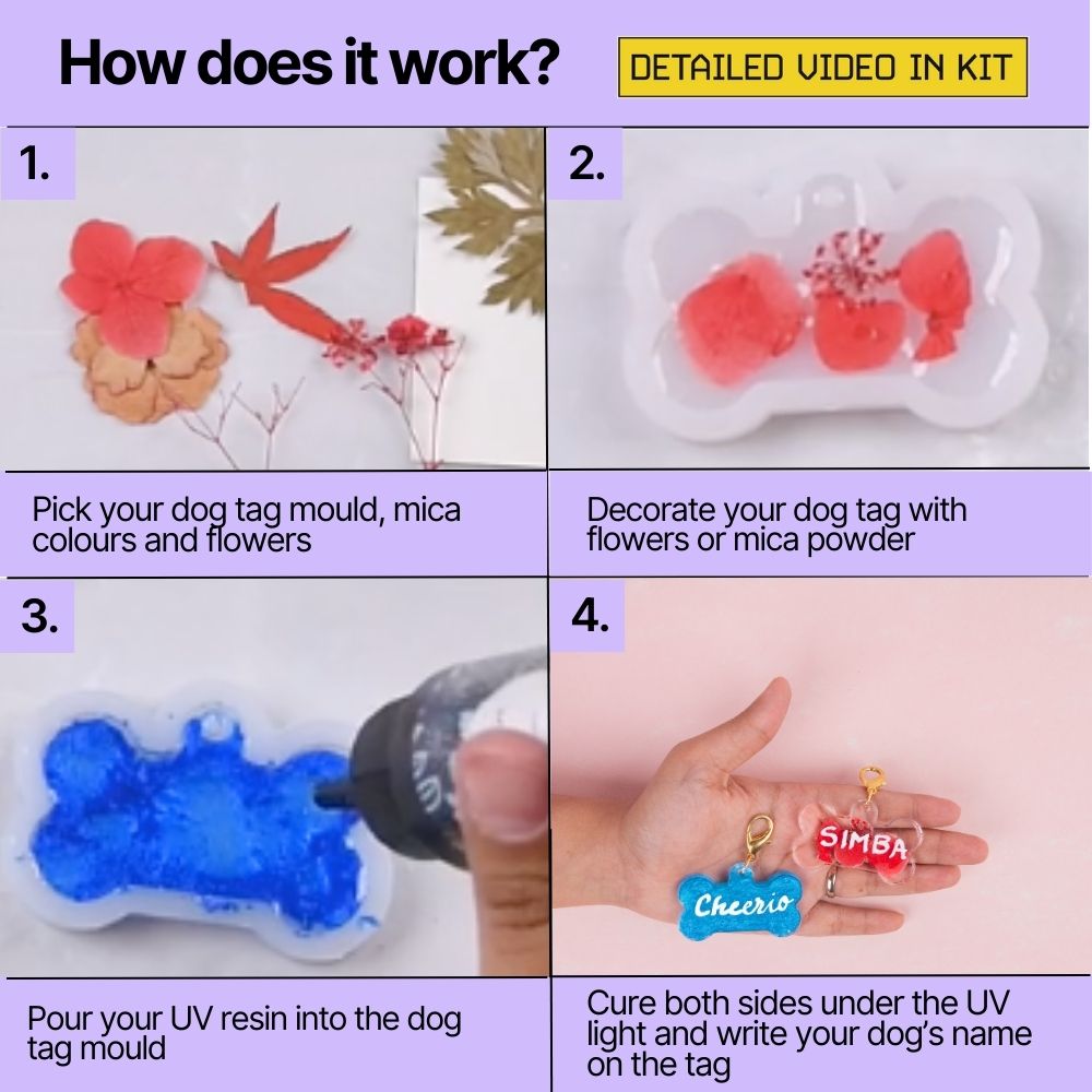 DIY UV Resin Dog Tag Kit thumbnail 4