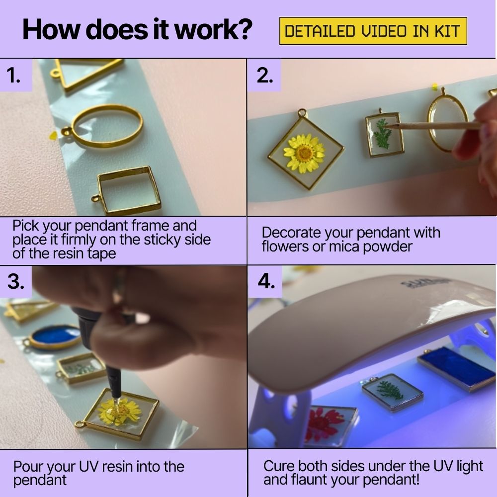 DIY UV Resin Pendant Kit thumbnail 4