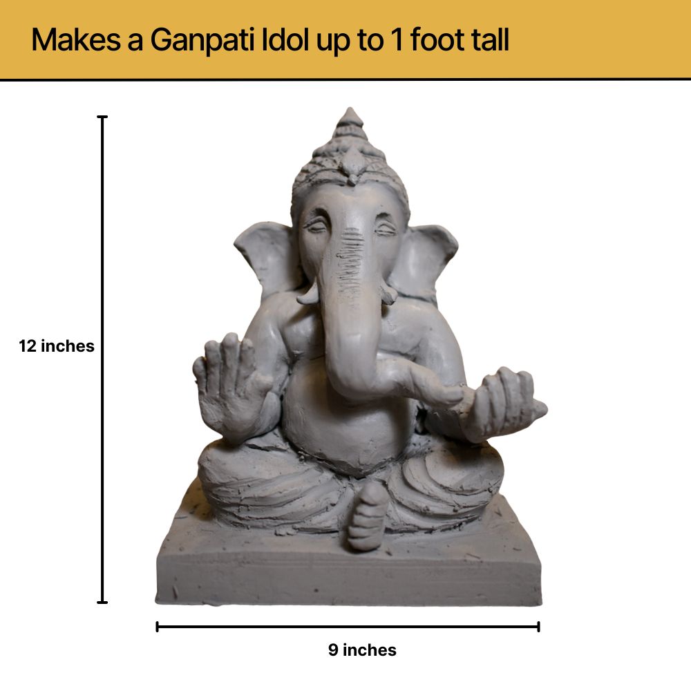 DIY Shadu Mati Ganpati Clay Kit thumbnail 5