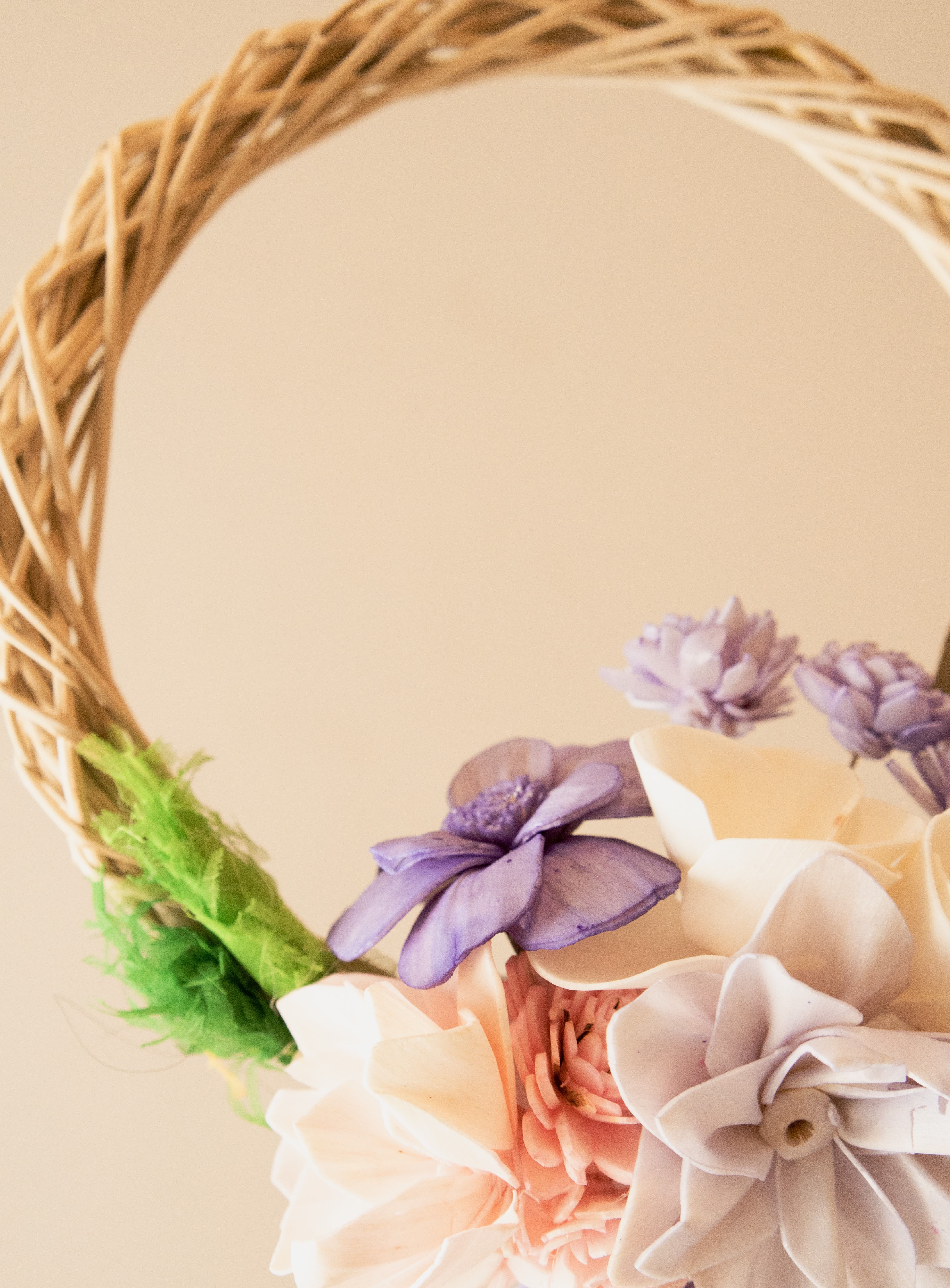 Dried Flowers Wreath | Handmade Floral Arrangement | Decorative Piece  thumbnail 2