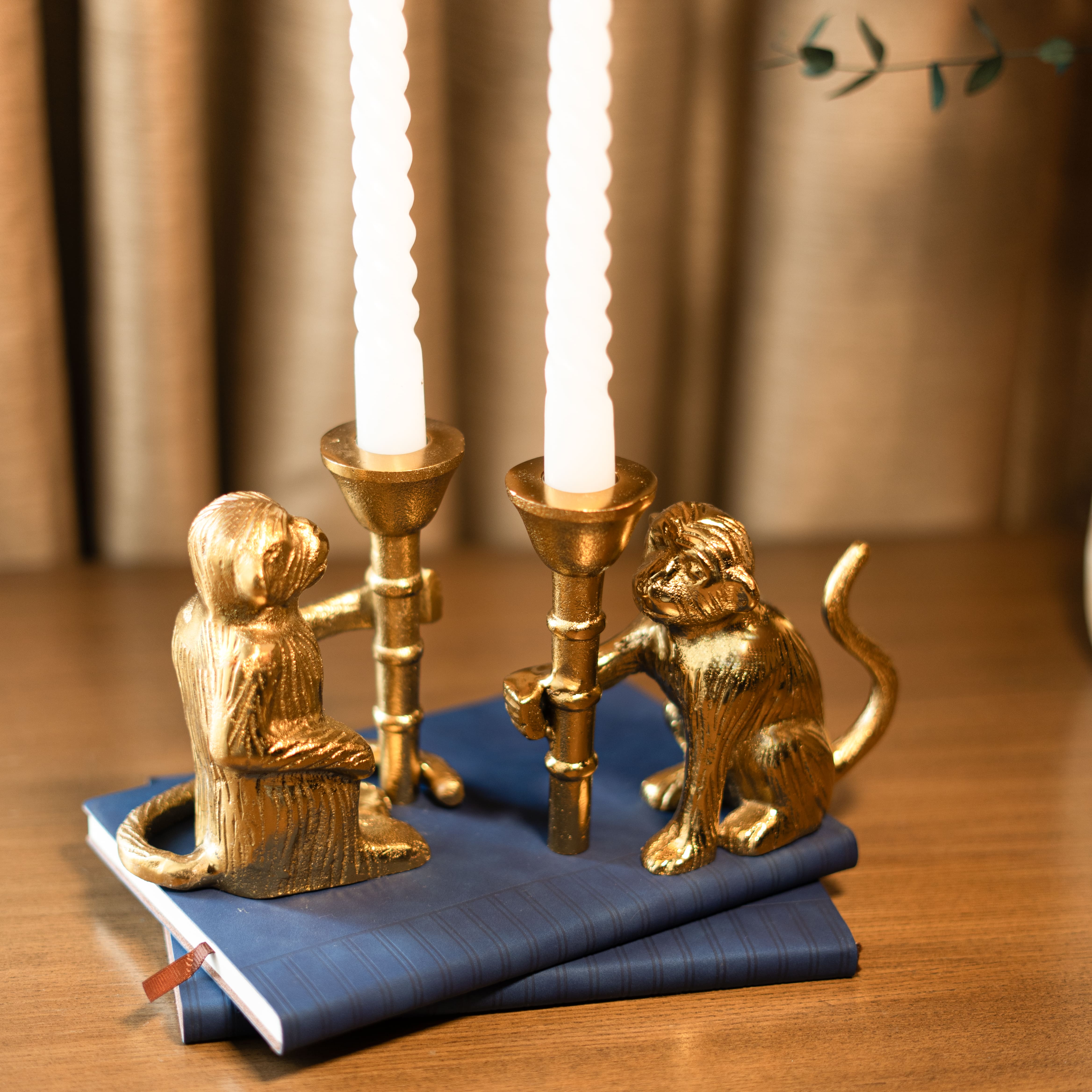 Monkey Mischief Candle Holders - Set of 2  - alternate view