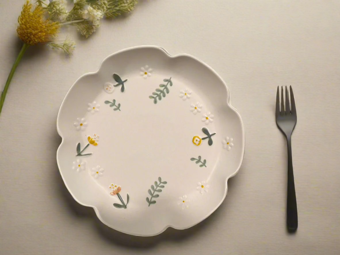 Daisy Duet Dinner Set | Plate + Bowl thumbnail 3