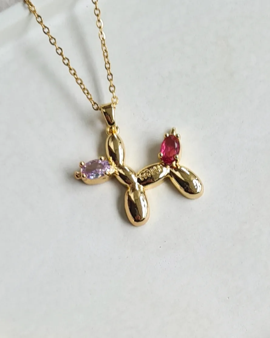 Poodle Necklace | Anti Tarnish