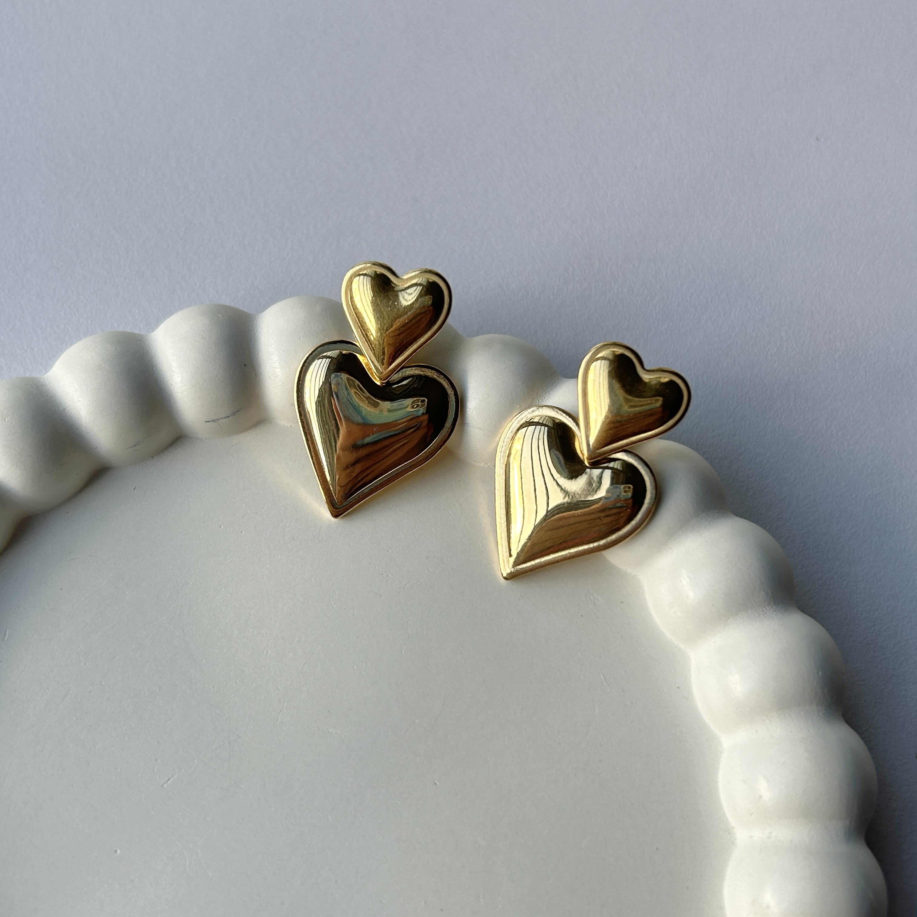 Heartthrob Earrrings | 18k Gold Plated | Anti tarnish | Everyday Jewellery