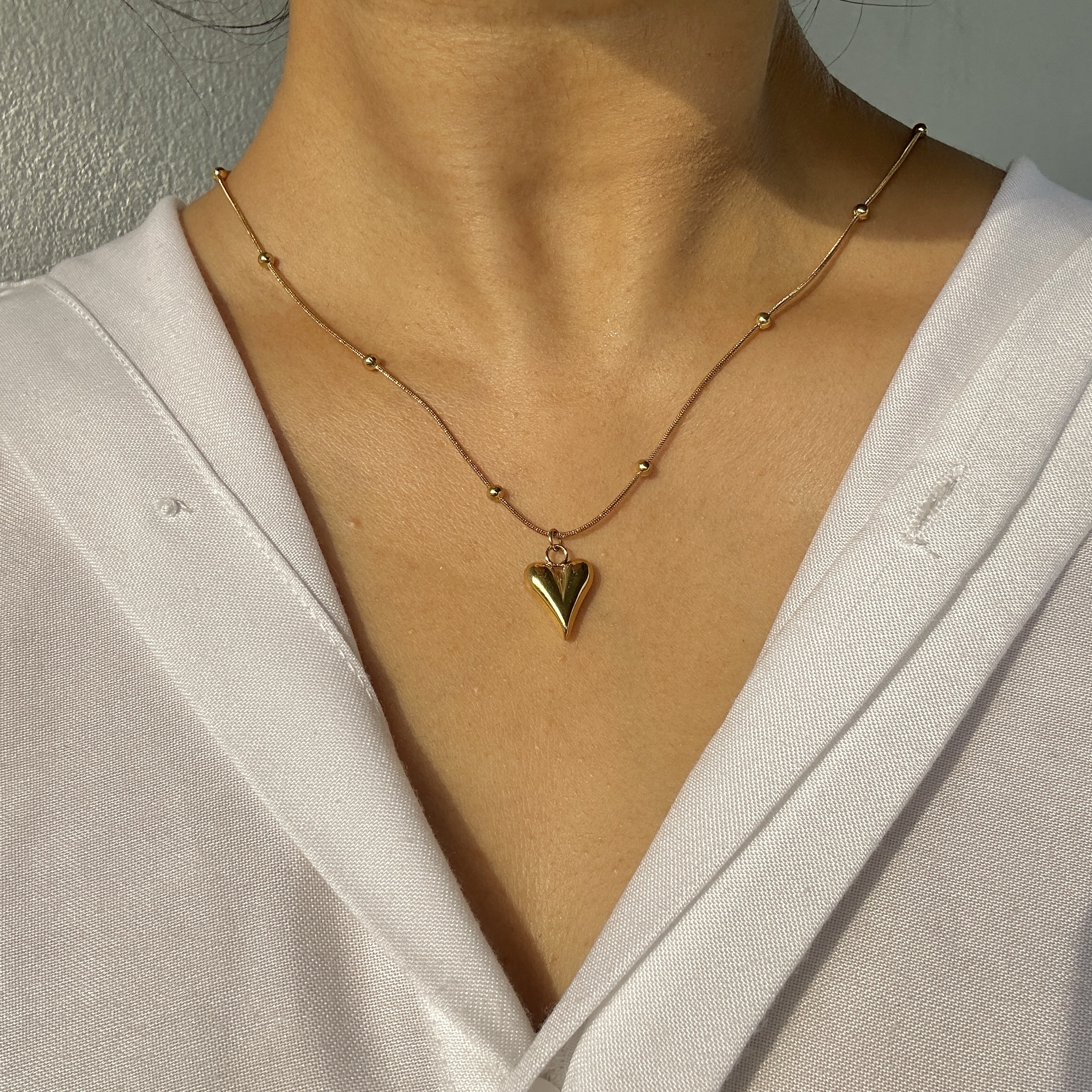 Mi Amor Necklace | 18k Gold Plated | Anti tarnish | Everyday Jewellery