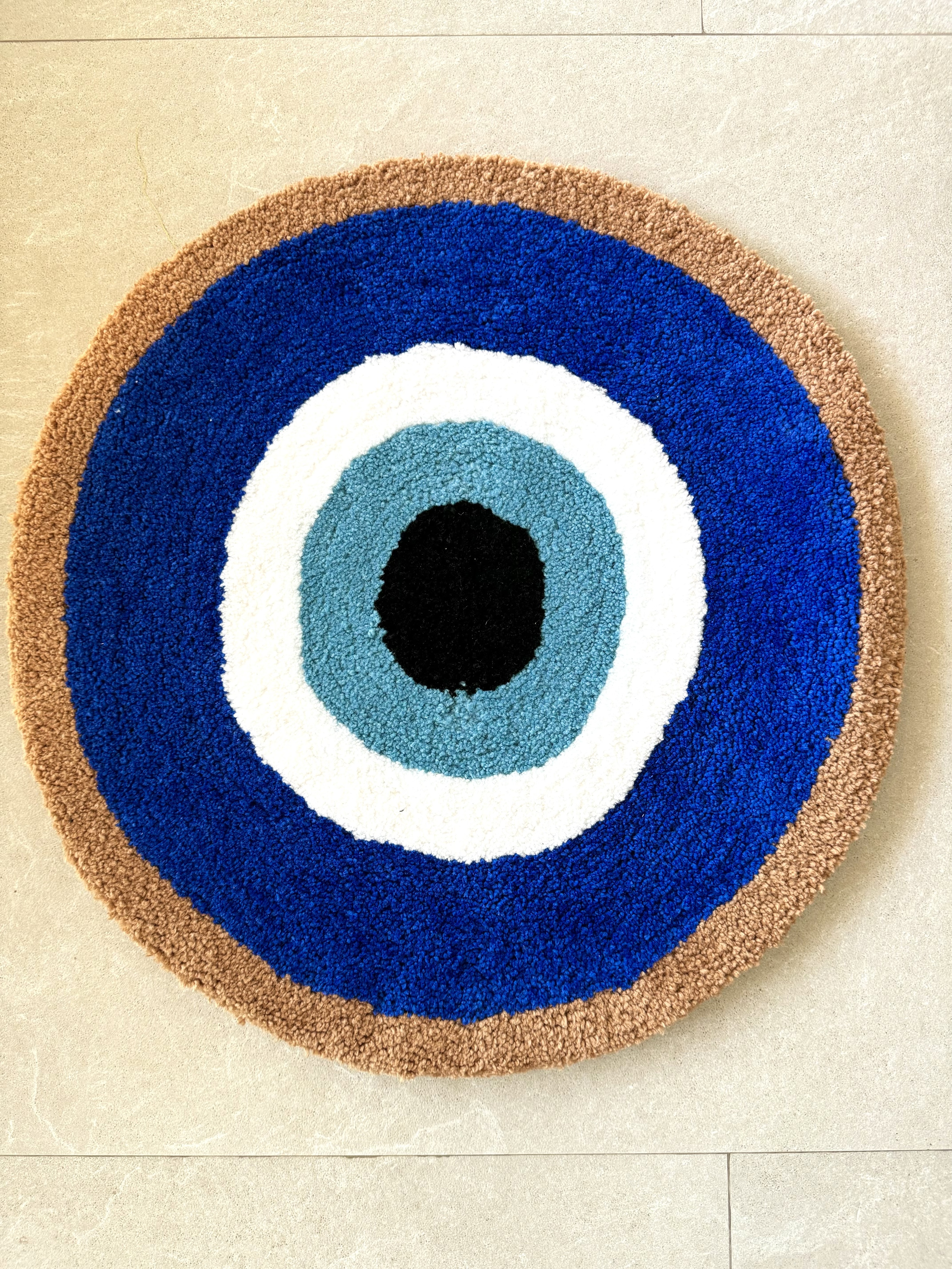 Evil Eye Rug | 100% Premium Microfibre - alternate view