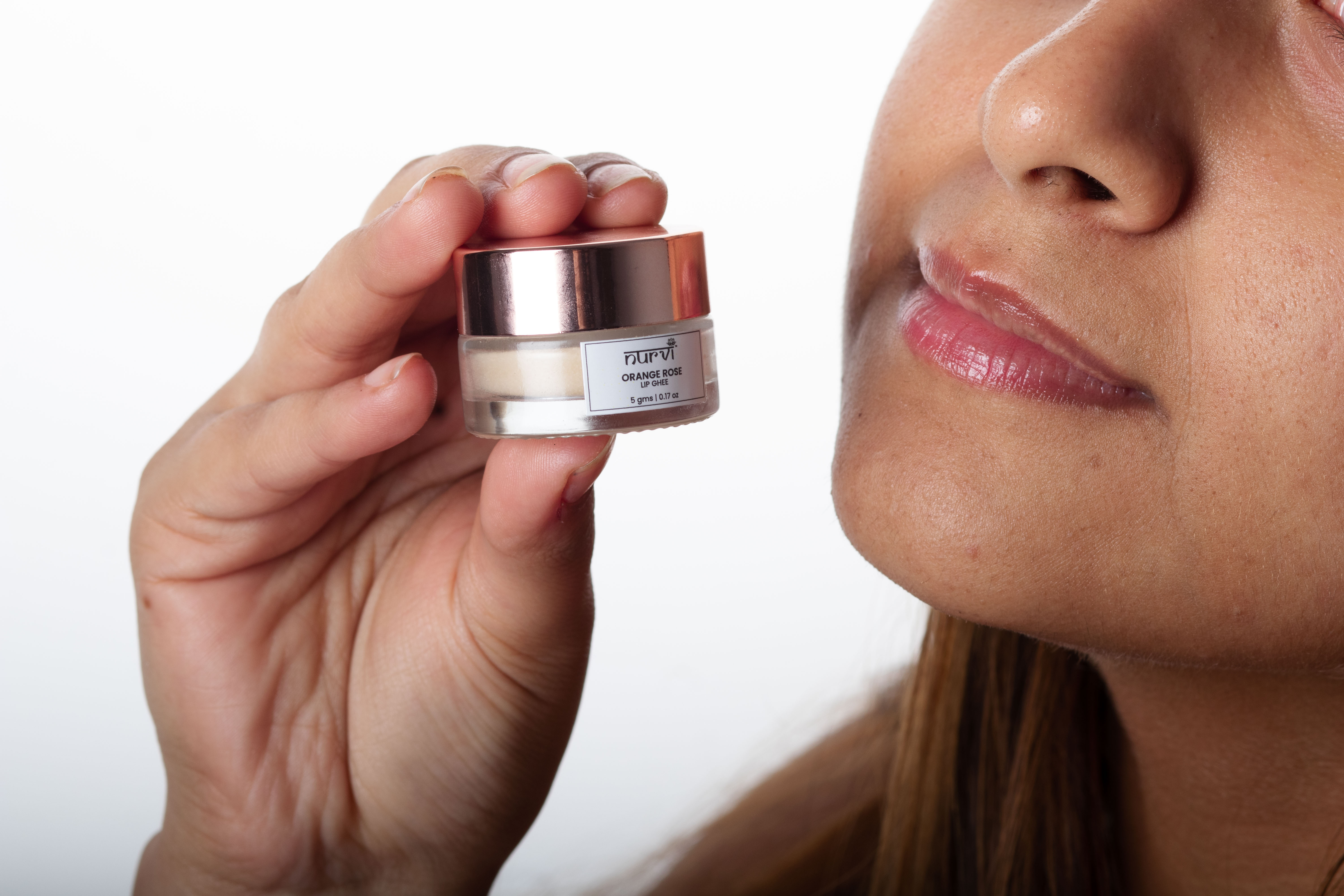 Orange Rose Lip Ghee | Moisturising | De Tanning of Lips