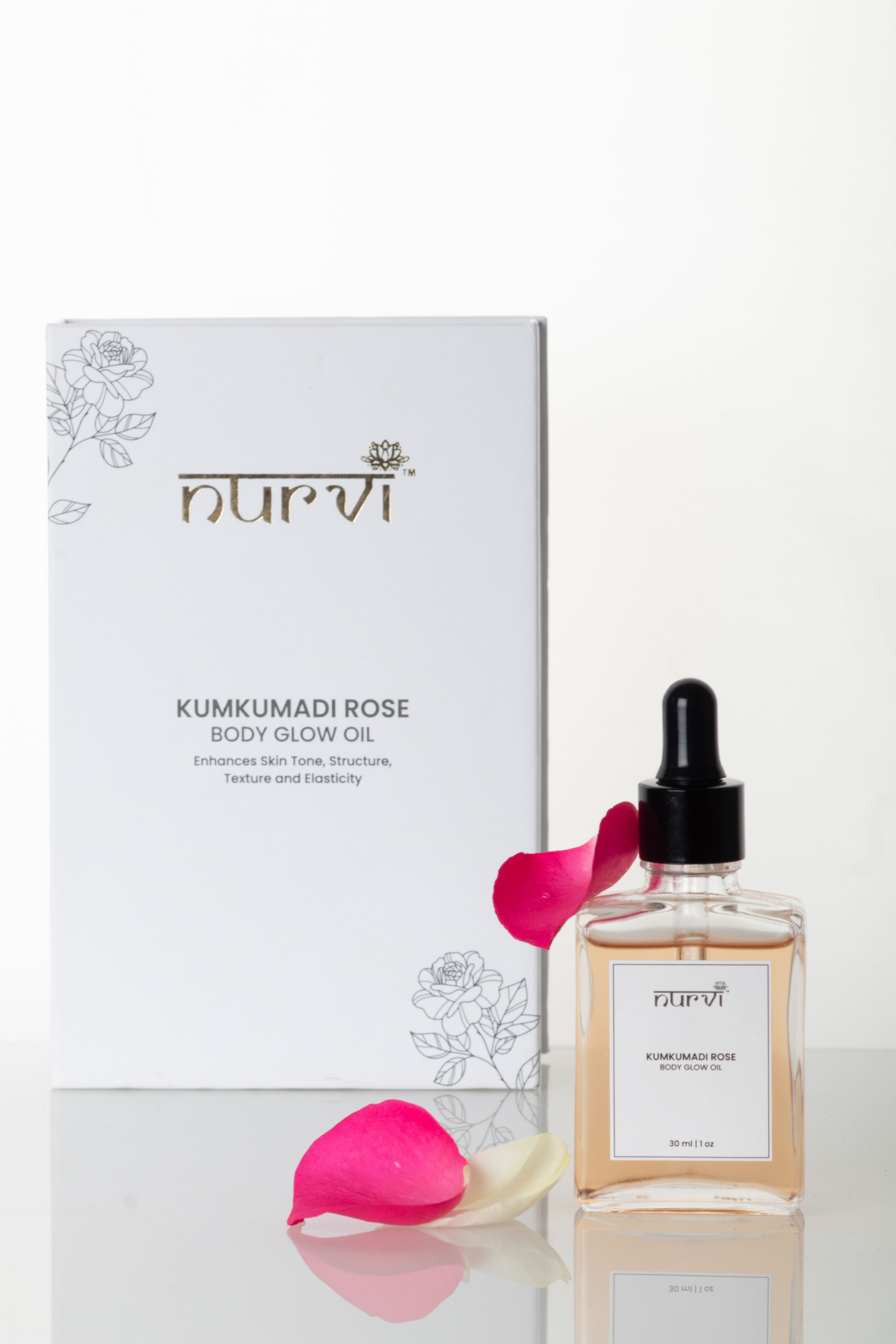 Kumkumadi Rose Body Glow Oil | Anti Ageing | Vibrant Glow - alternate view