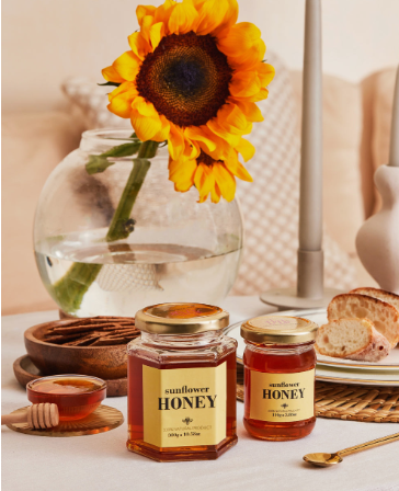 Sunflower Honey | 300 gms | Cures Infected Throat | Great for Skin & Hair