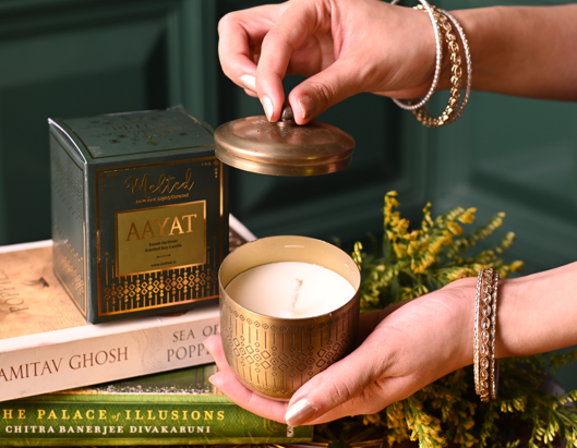 Aayat | Brass Jar Candle