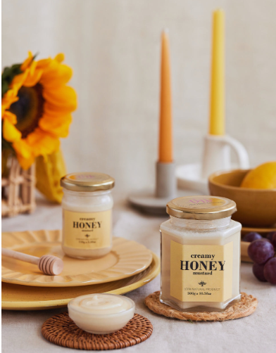 Creamy Mustard Honey | 300 gms | Purifies Blood, Anti Flu