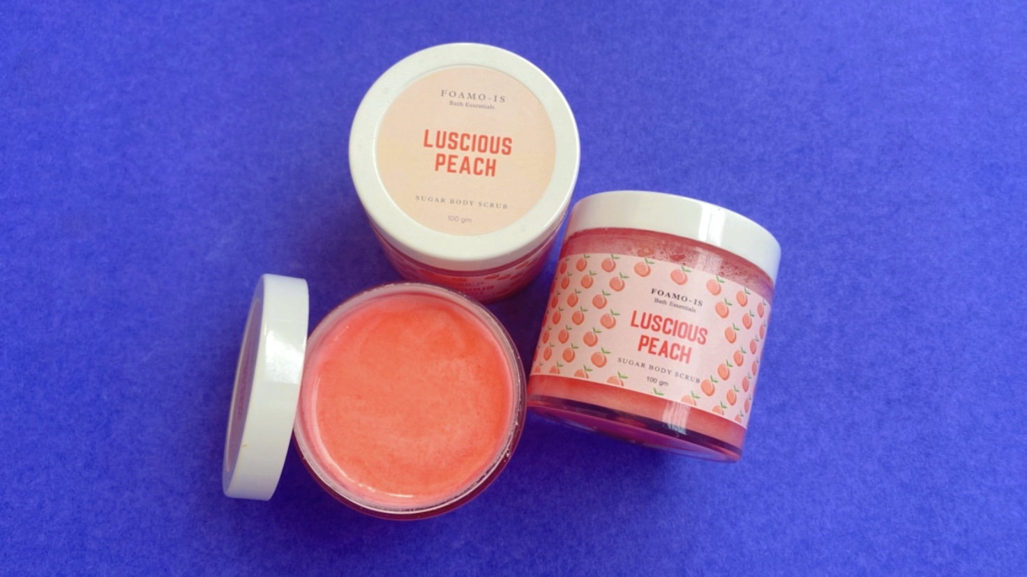 Peach Body Scrub and Polish | Exfoliator (100 gms)