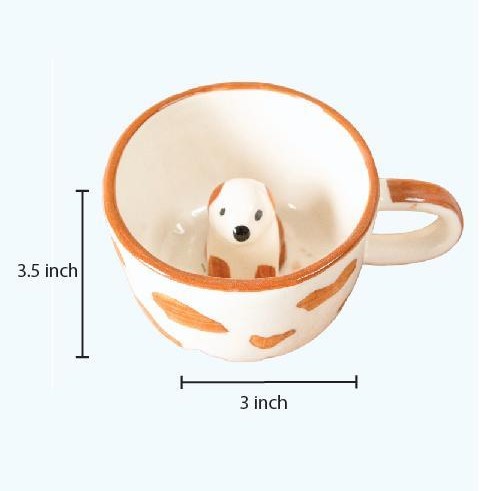 Dog Delight Mug | 300 ml | Pinterest Cup | Gift for Pet Lover thumbnail 3