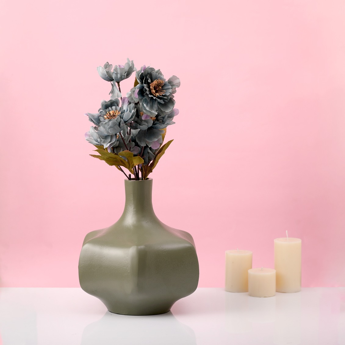Verdant Metal saga Green Vase