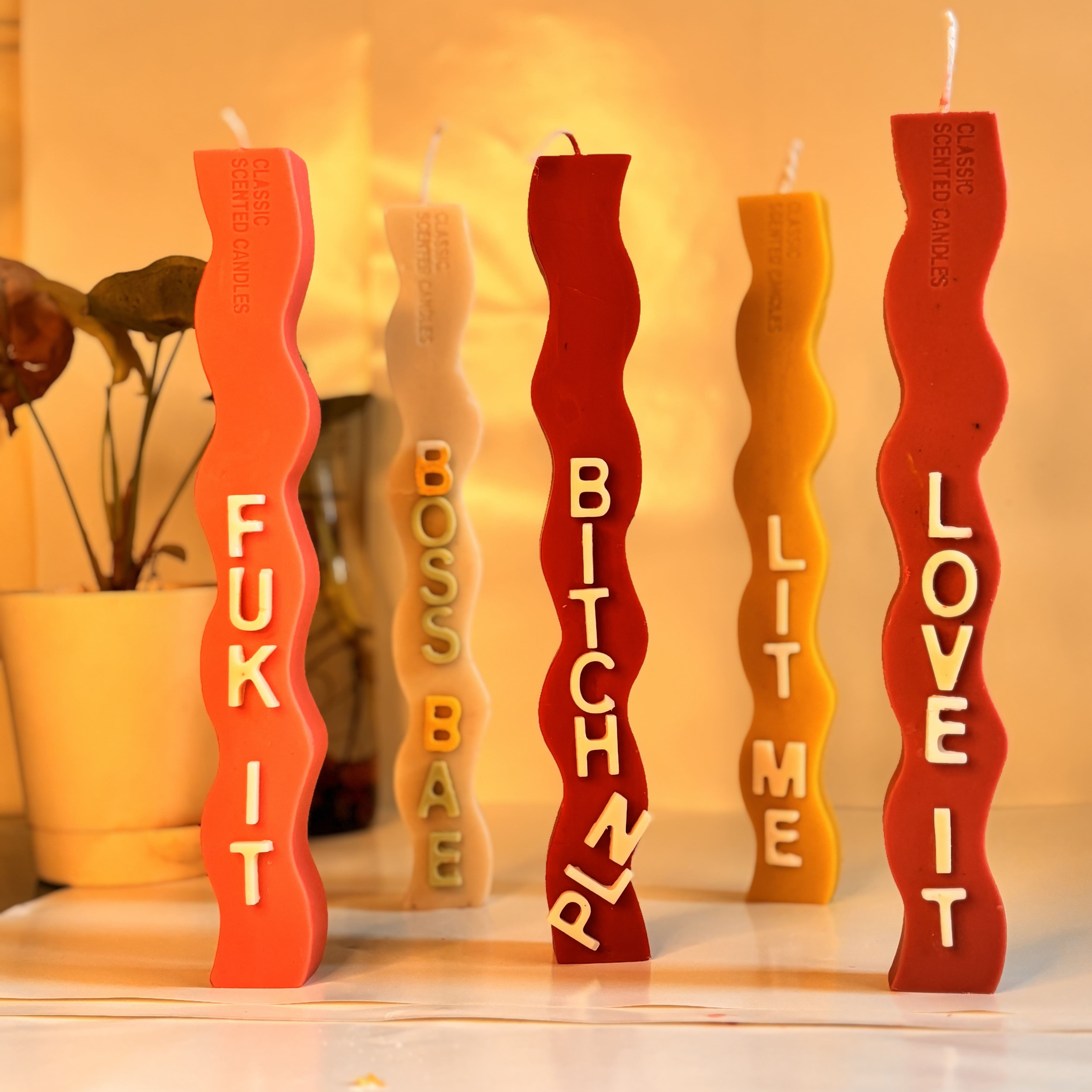 LIT Statement Candle - Bitch Plz | Vanilla Lavender