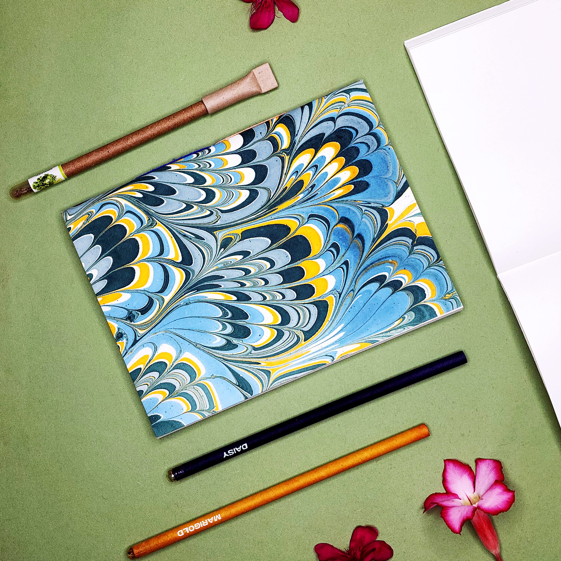 A5 Ebru Softcover Notebook | Morni