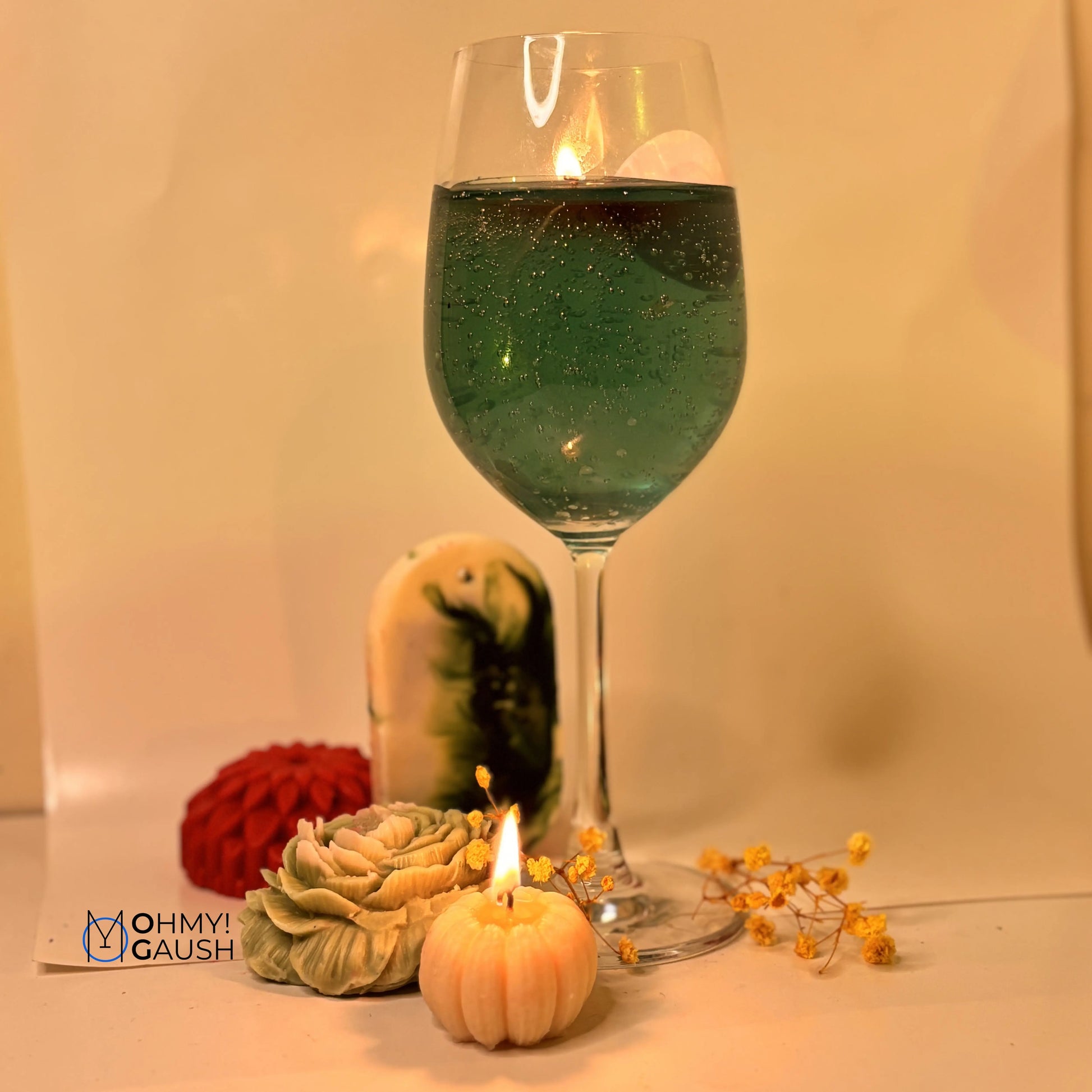 Wine Candle | Burn Time- 70+ Hrs | Fusion of Lavender, Rose, Pineapple Mango
