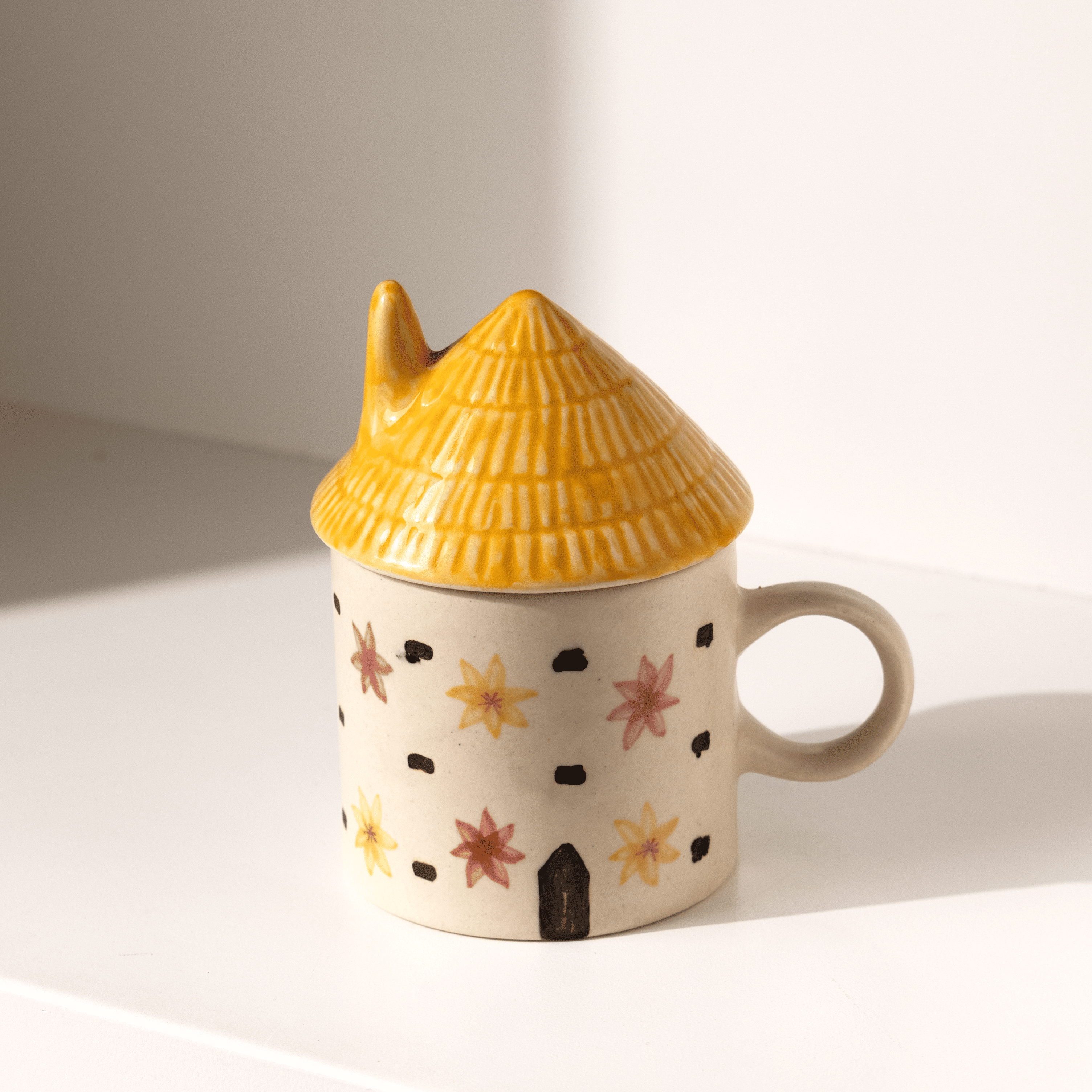 Amaltas House Mug with Lid | 175 ml