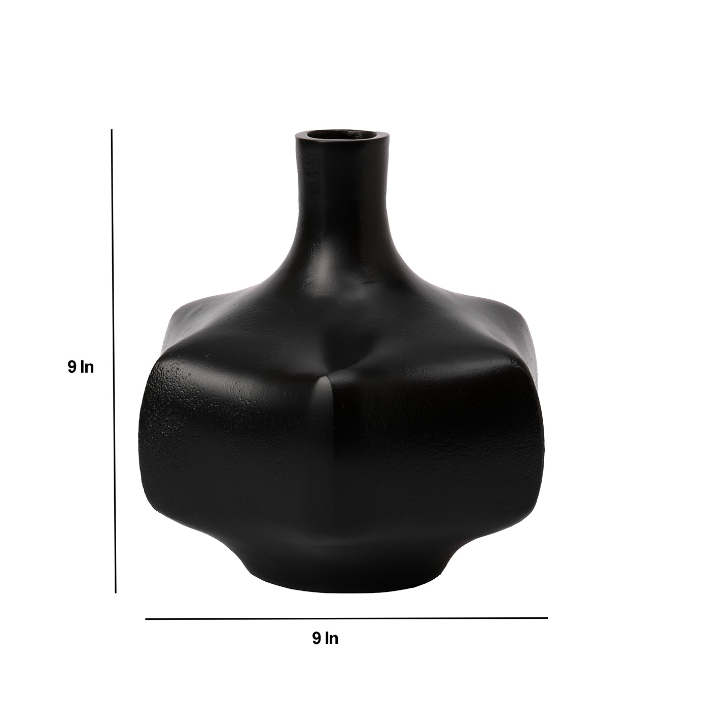 Verdant Metal Black Vase thumbnail 3