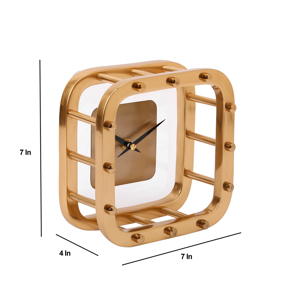 Aurelian Table Clock Gold thumbnail 3
