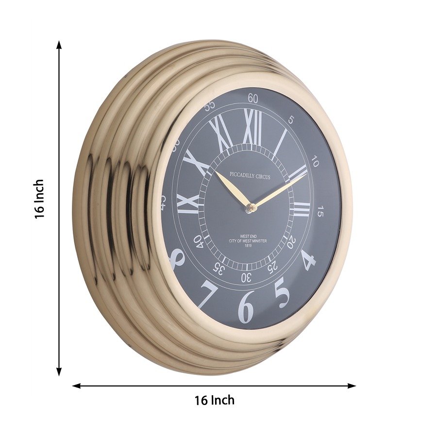 Gilded Ecliptic Wall Clock thumbnail 3