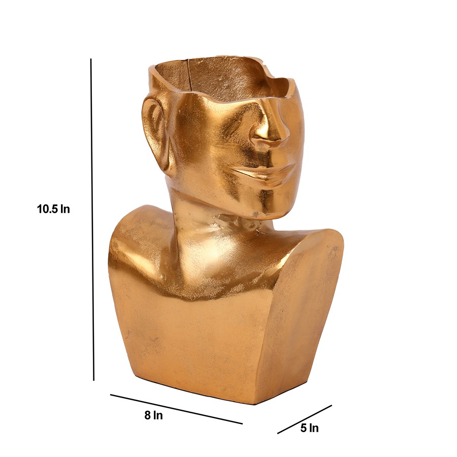 Visionary Face Gold Planter thumbnail 4