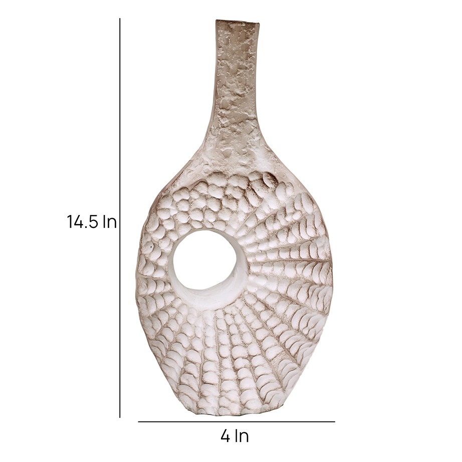 Seashell Serenity Vase - Dirty Pink Large - alternate view