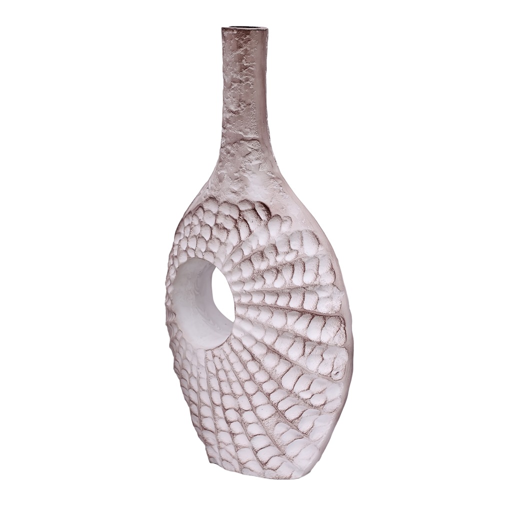 Seashell Serenity Vase - Dirty Pink Large thumbnail 4