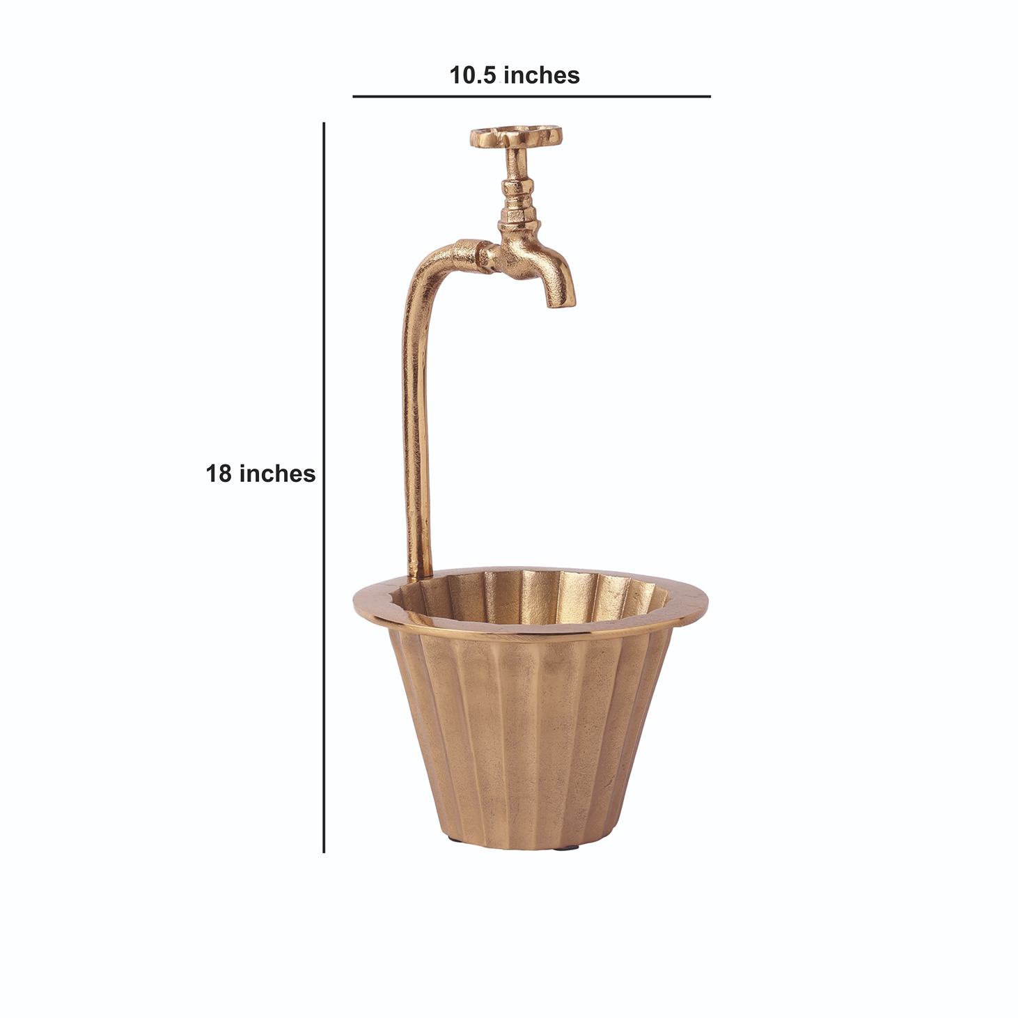 The Nal Planter/Vase - Gold thumbnail 4