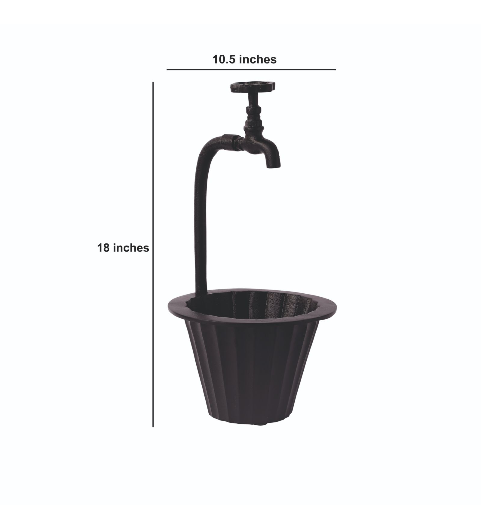The Nal Planter- Black thumbnail 4