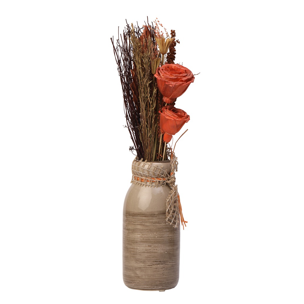 Lea Dried Sunset Flowers & Big Vase thumbnail 4