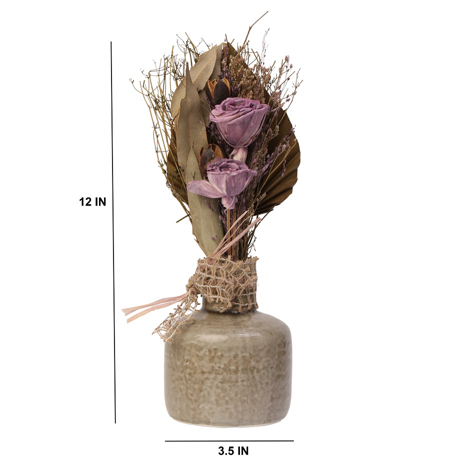 Lea Dried Lavender Flowers & Small Vase thumbnail 3