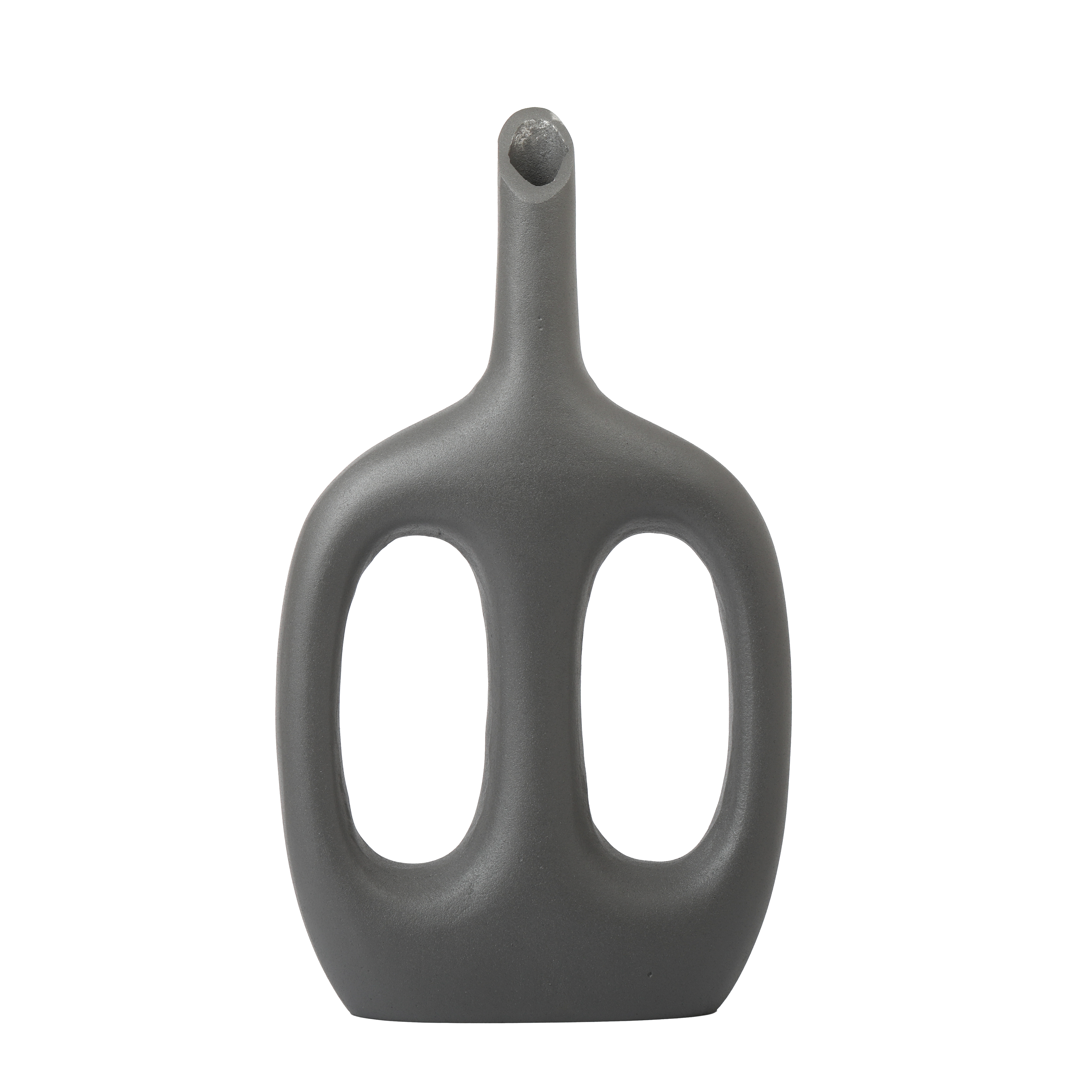 Otilia Grey Textured Vase thumbnail 3