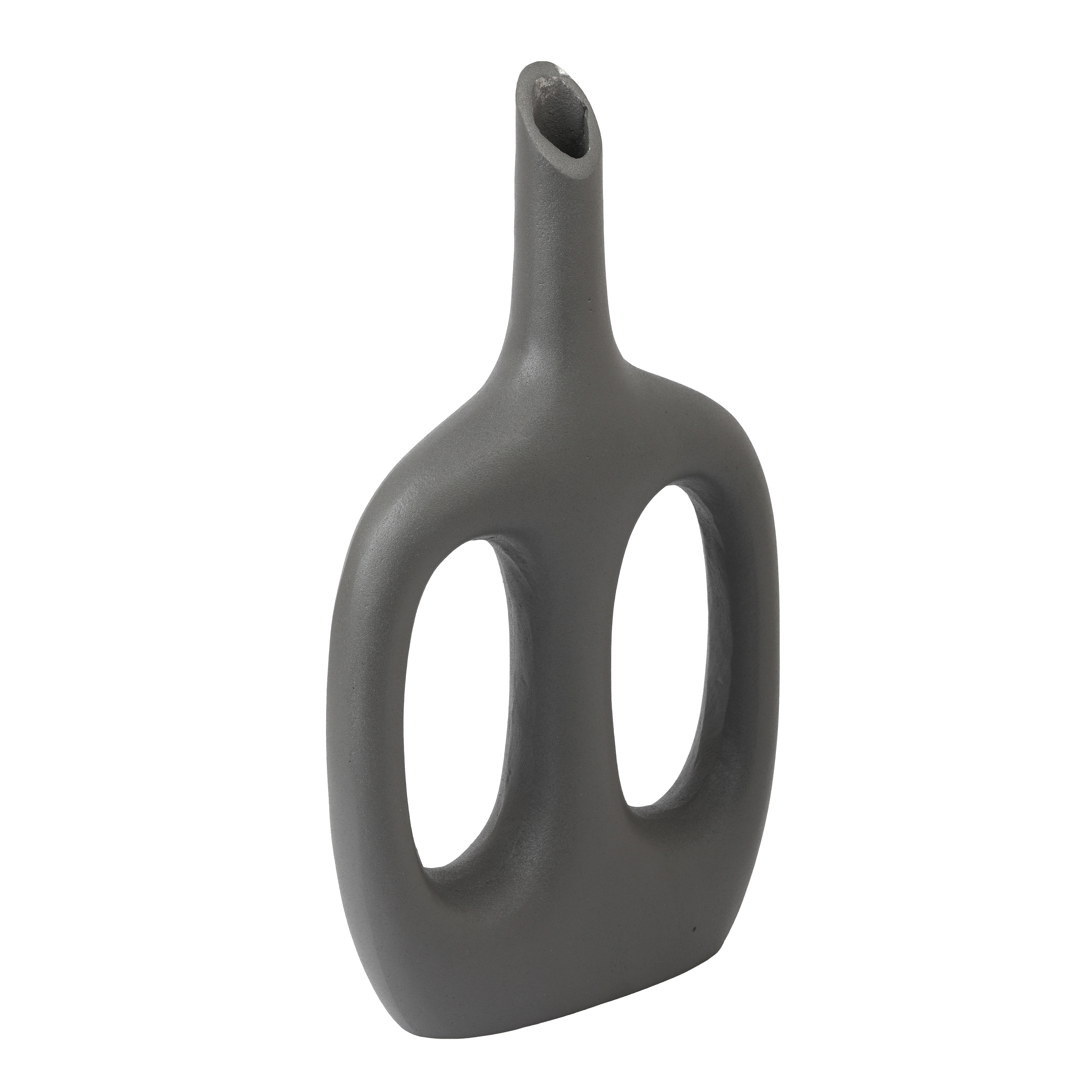 Otilia Grey Textured Vase thumbnail 4