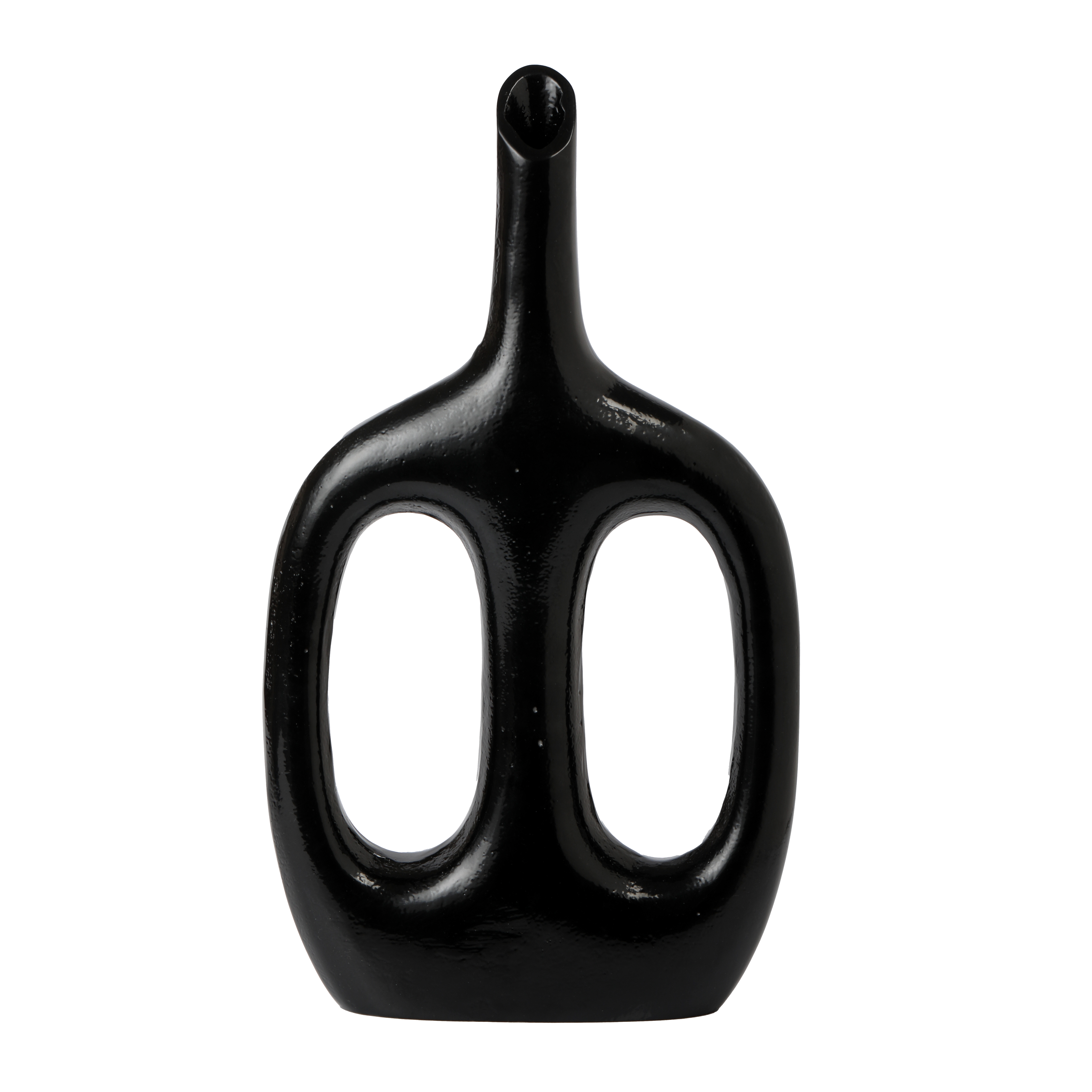 Otilia Glossy Black Vase - alternate view