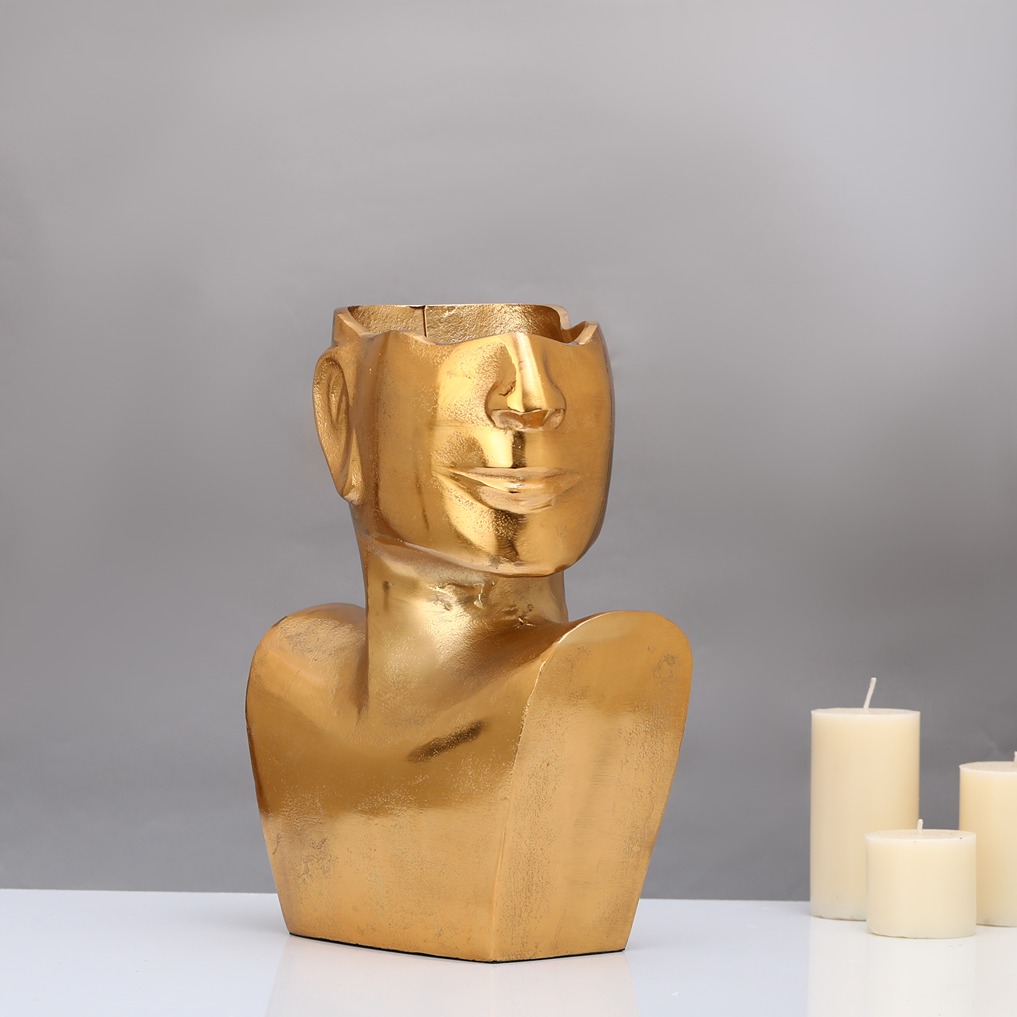 Visionary Face Gold Planter thumbnail 3