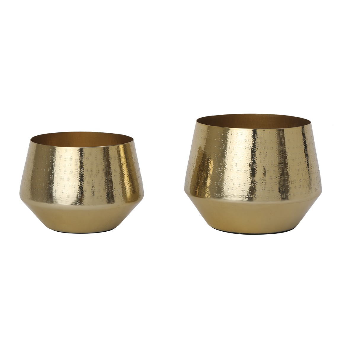Golden Flora Table Planters - Set of 2 thumbnail 3
