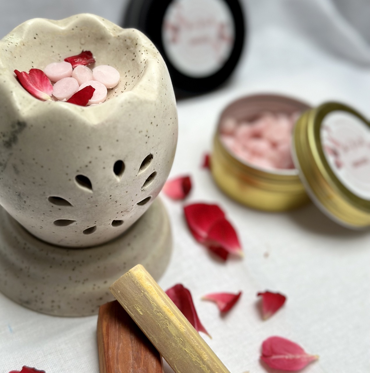 Sandalrose Wax Melt Beads | Handmade in Pure Soy Wax | 50 Beads