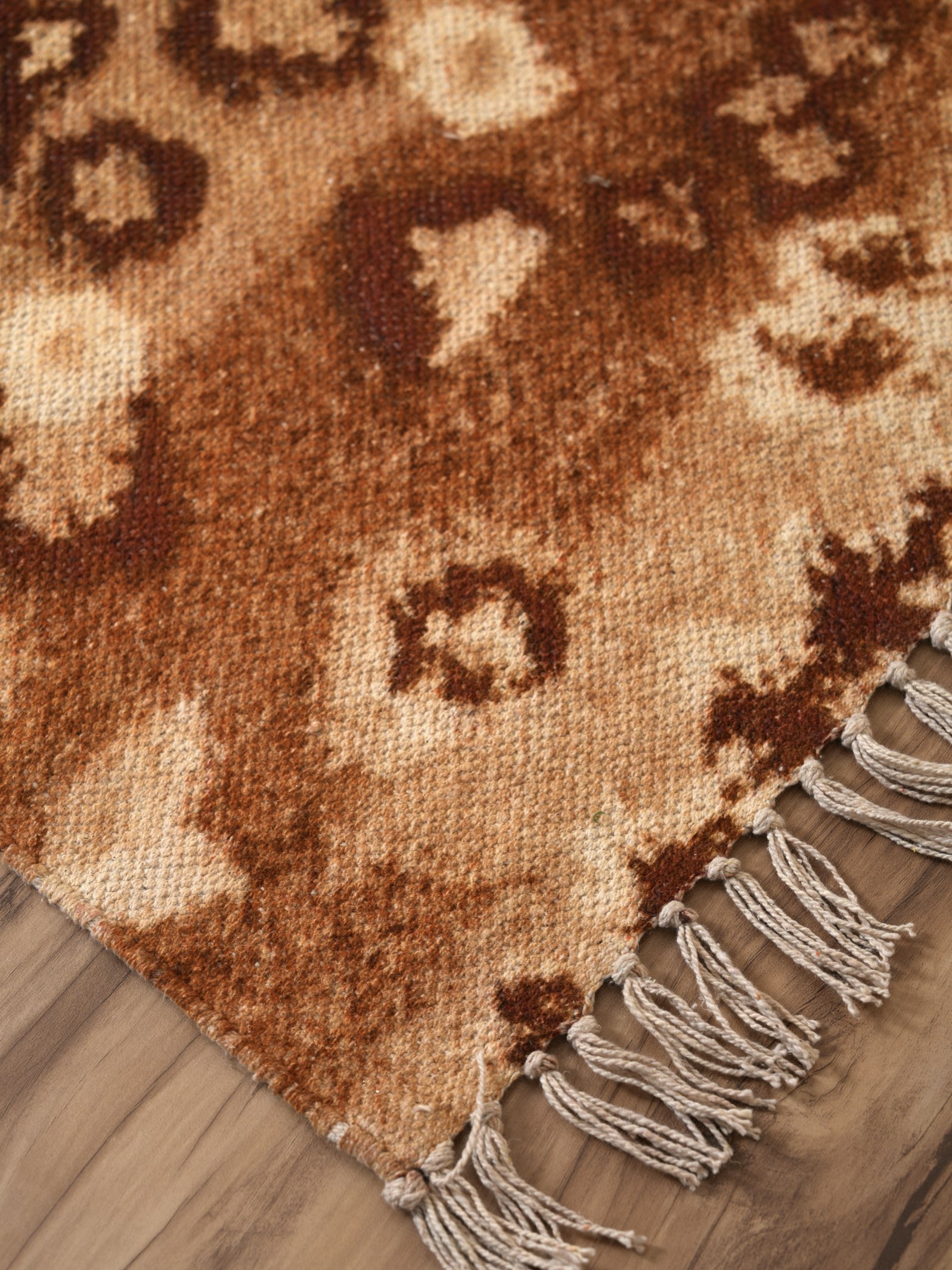 Brown Diamond Printed Rug thumbnail 2