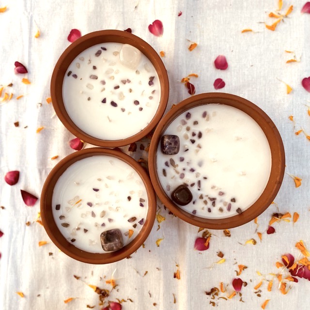Nalika Candle | Citronella and Peppermint Candle | 5 wick