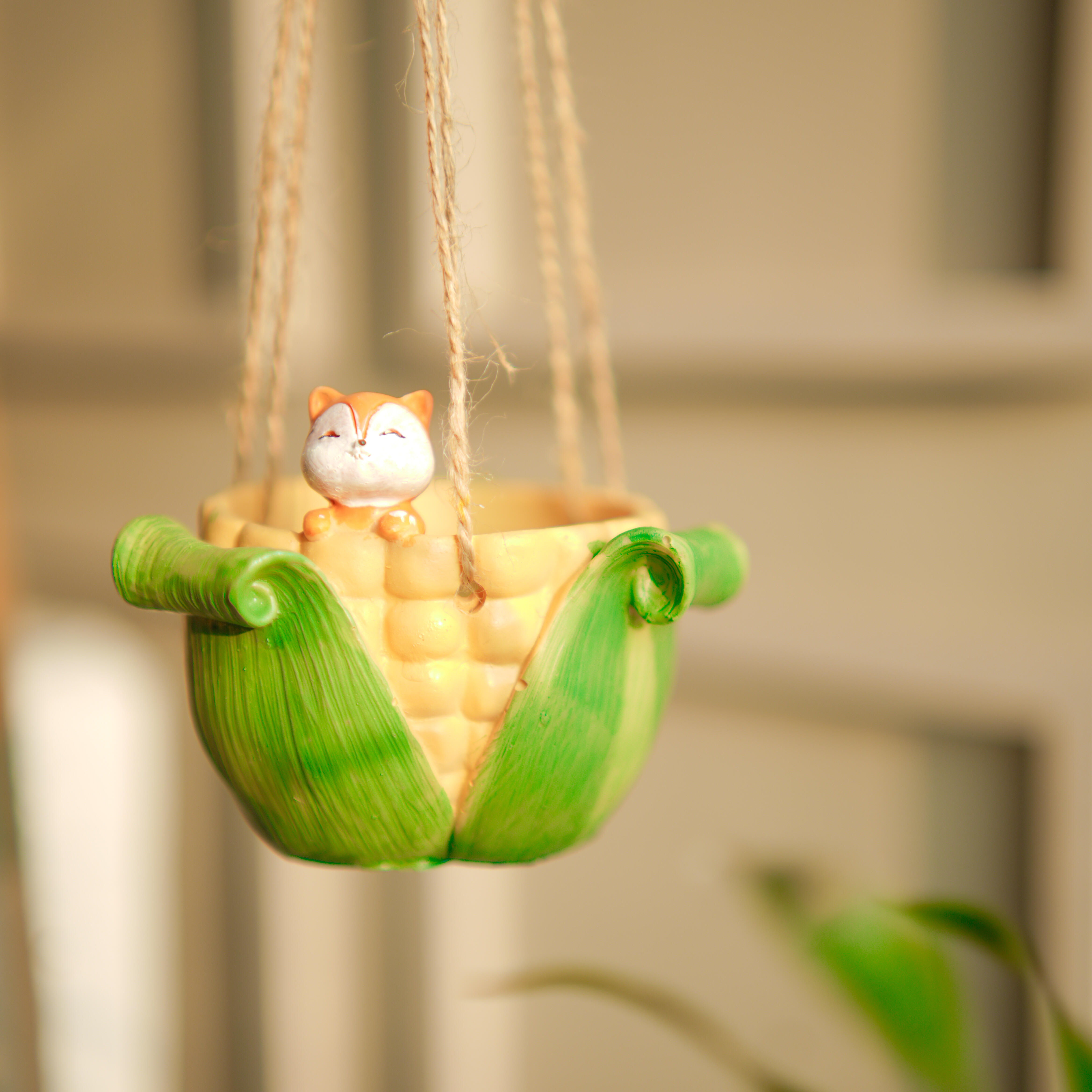 Corn Plant Hanging Planter