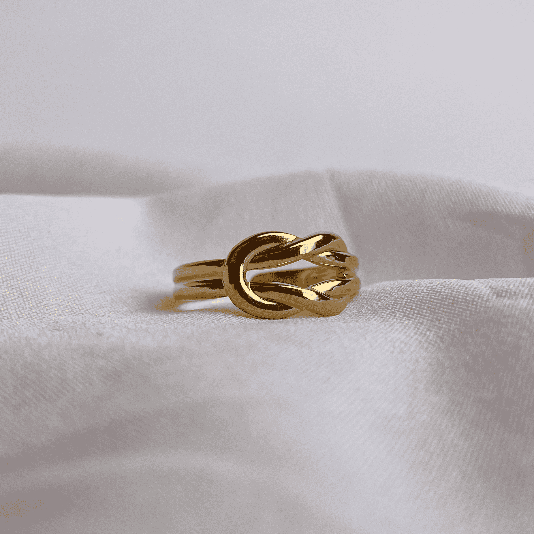 Eternal Knot Ring - alternate view