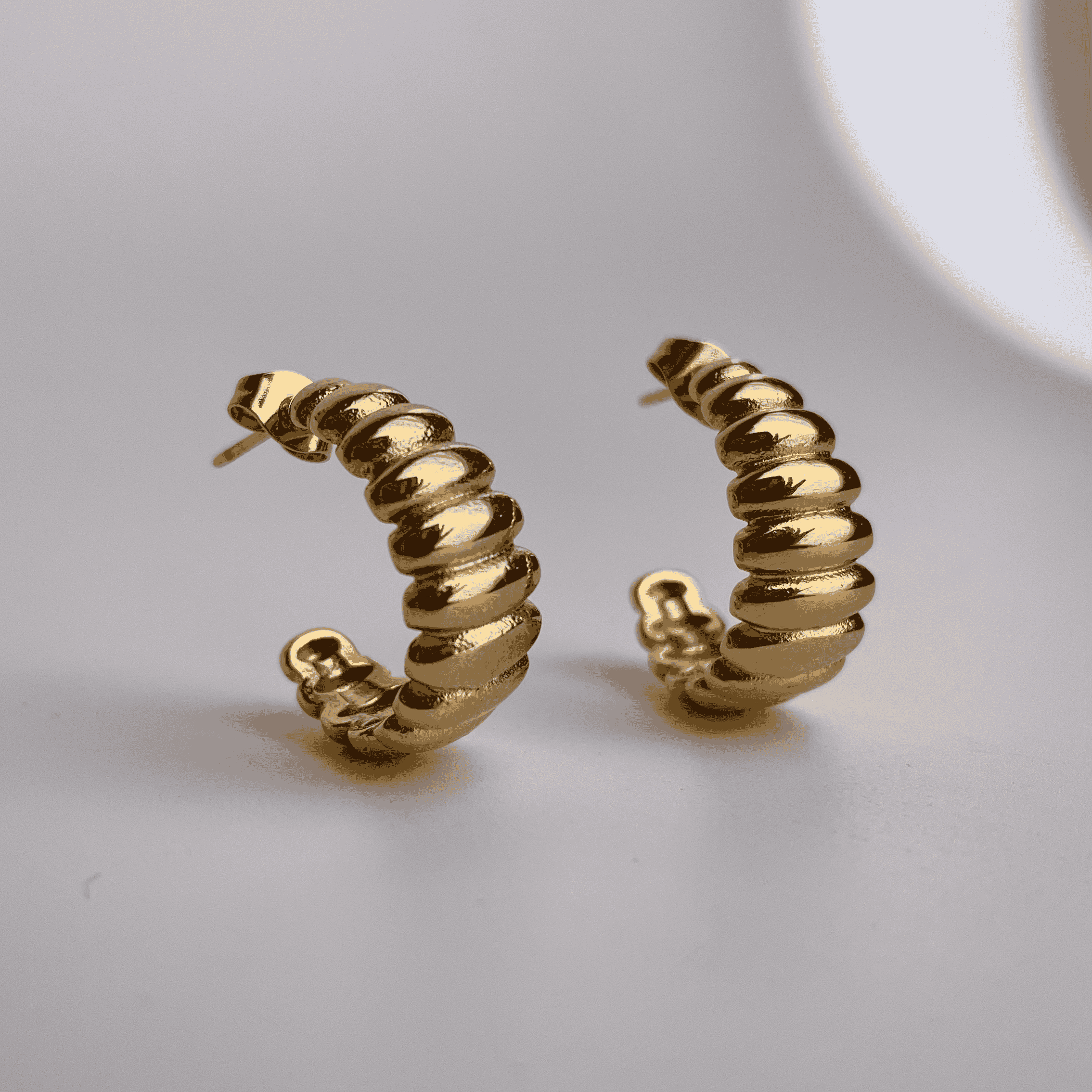 Golden Gyre Earrings thumbnail 3
