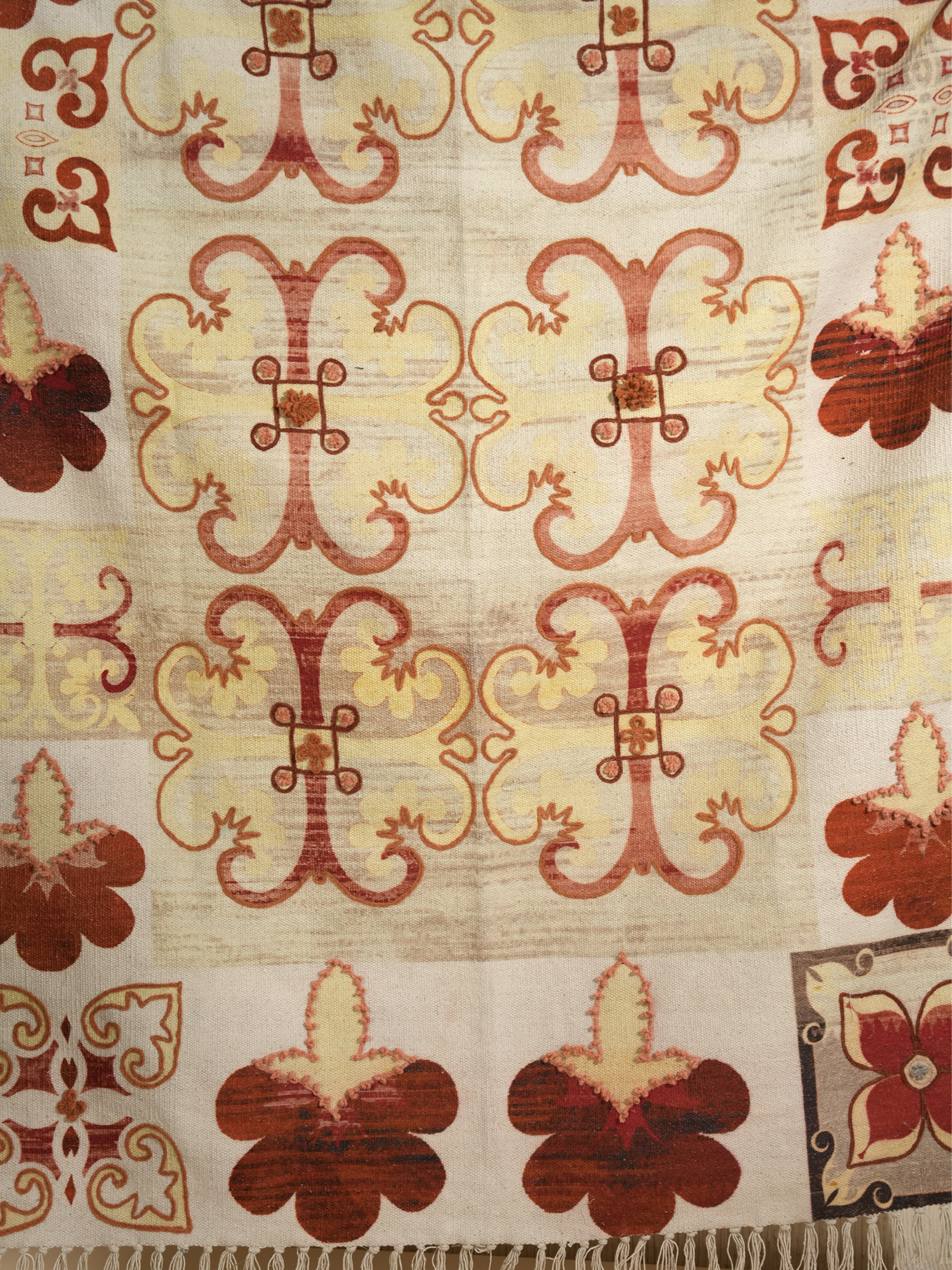 Harmony Hues Embroidered Rug thumbnail 2