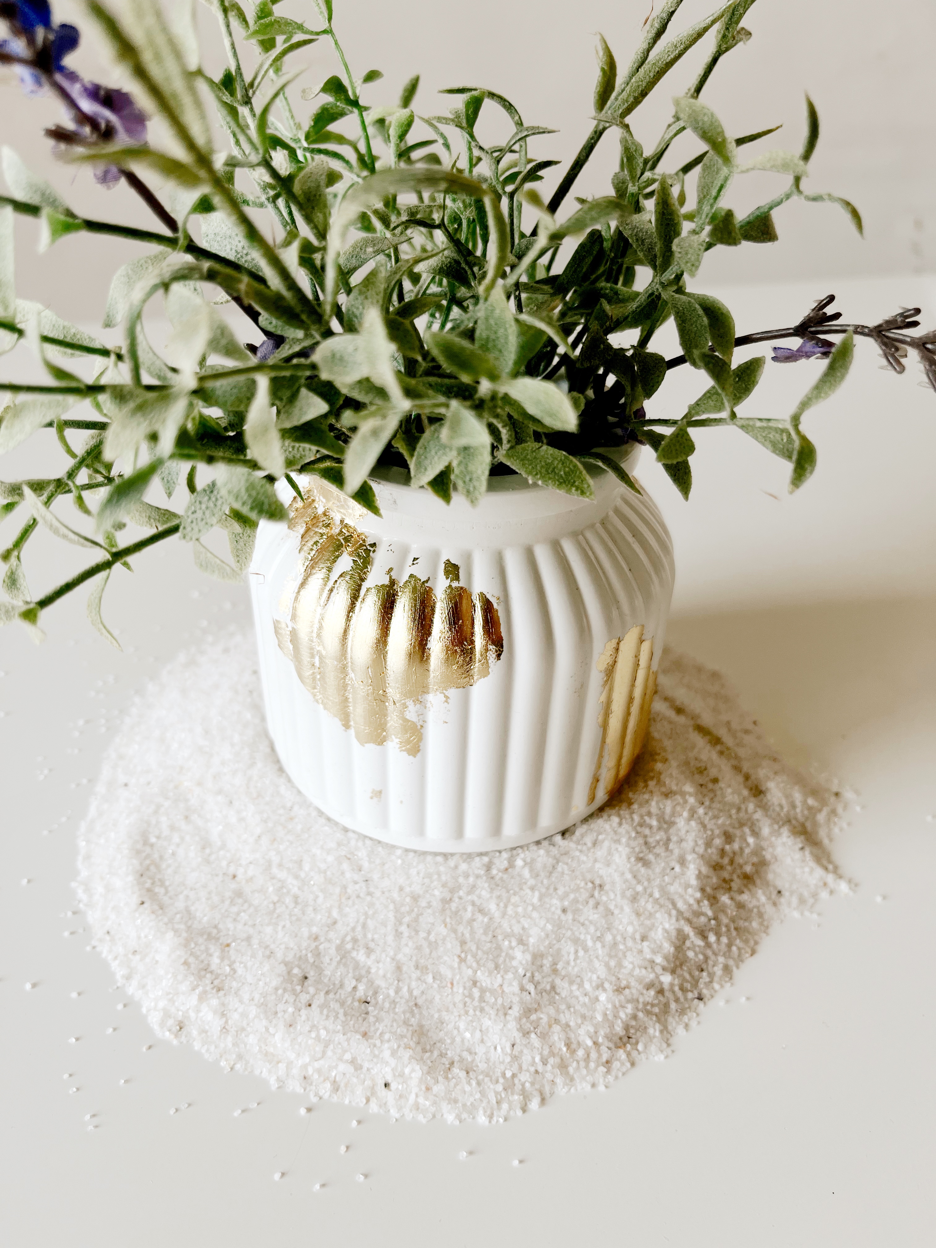 Stripped Mini Vase