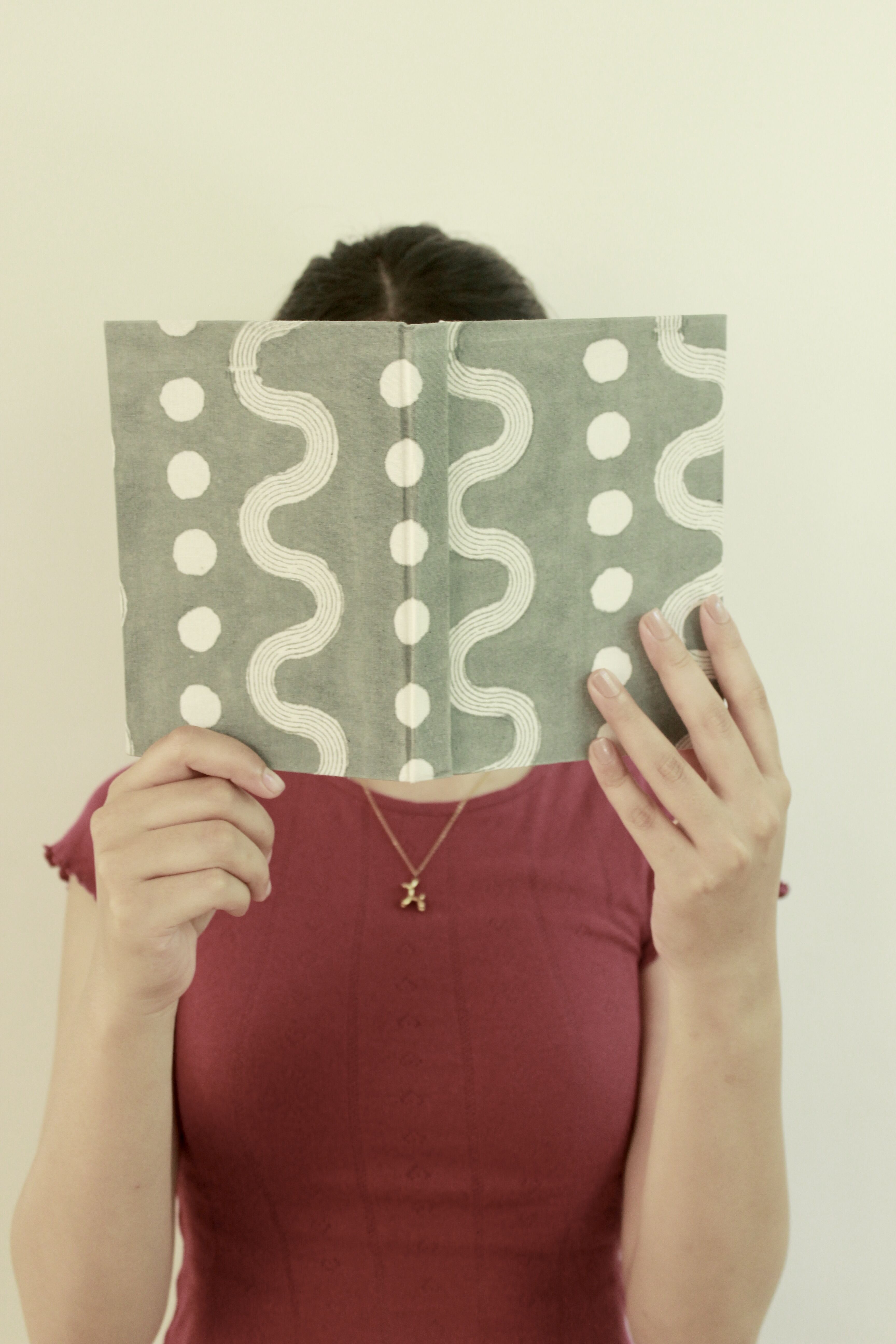 Handcrafted Sustainable A5 Diary Journal Notebook l Handmade Paper l Grey thumbnail 3