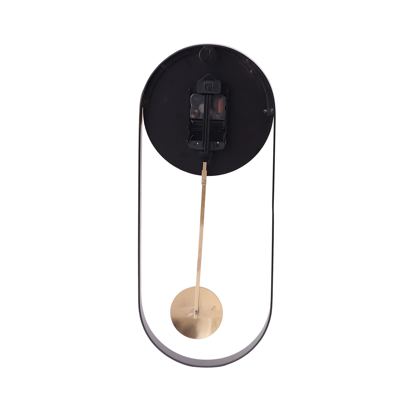 Noir Pendulum Wall Clock with Black Frame thumbnail 4