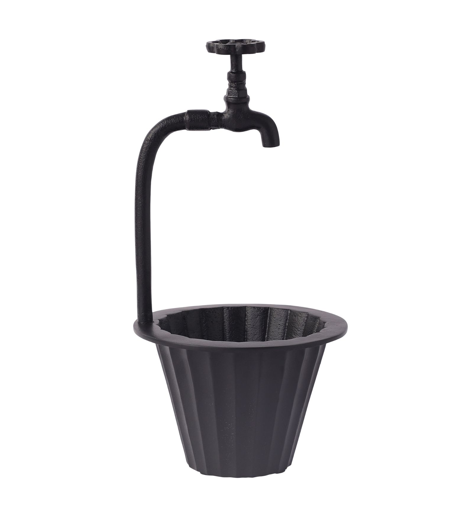 The Nal Planter- Black - alternate view